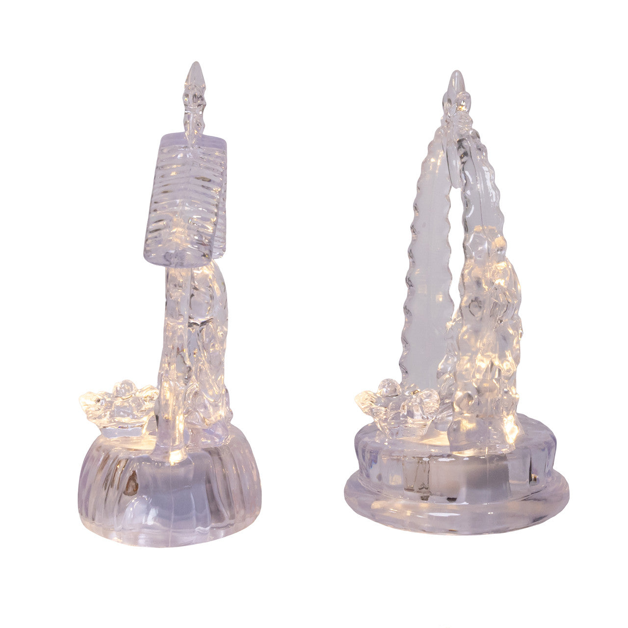 4.5" Battery Operated Warm White LED Nativity Scene Table Piece