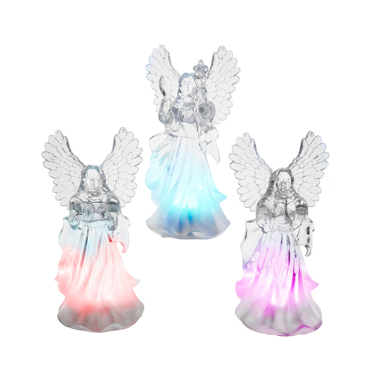 5.75" Battery Operated RGB LED Angel Table Pieces