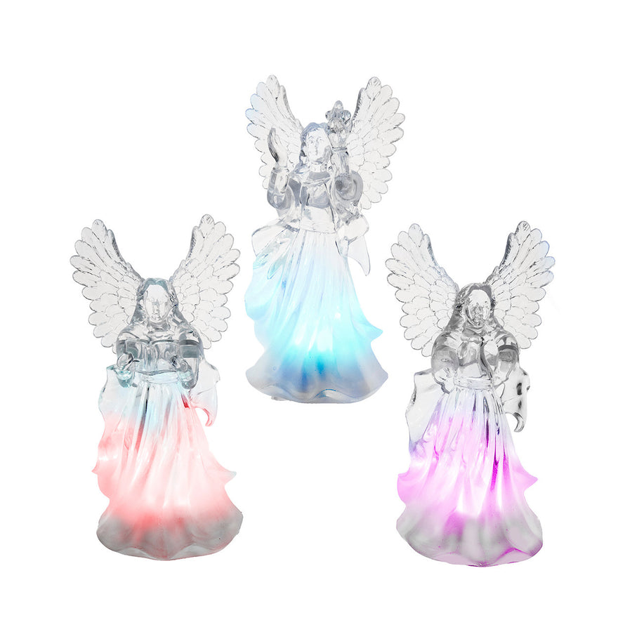 5.75" Battery Operated RGB LED Angel Table Pieces