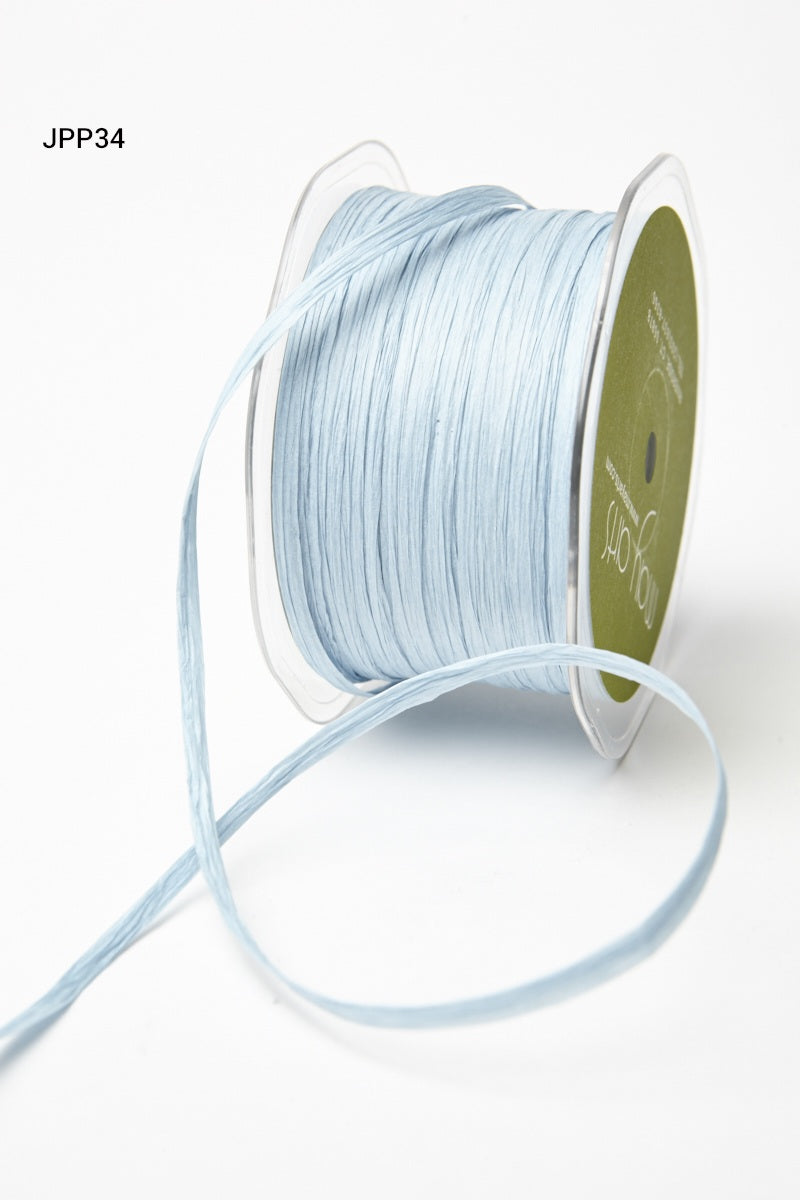 1/8 Inch Paper Raffia Cord String Ribbon – JPP34 Light Blue