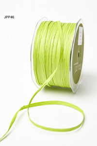 1/8 Inch Paper Raffia Cord String Ribbon – JPP46 Parrot Green