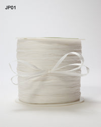 1/8 Inch Paper Raffia Cord String Ribbon – JPP01 White