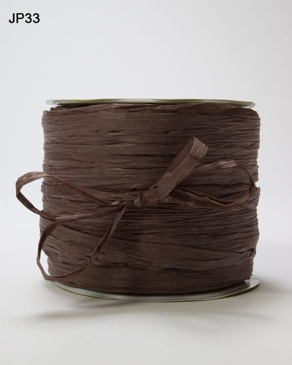 1/8 Inch Paper Raffia Cord String Ribbon – JPP33 Brown