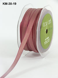 3/8 Iridescent Ribbon with Wired Edge – KM19 – MAUVE
