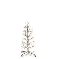 4' Brown Fairy Light Tape Pod Tree