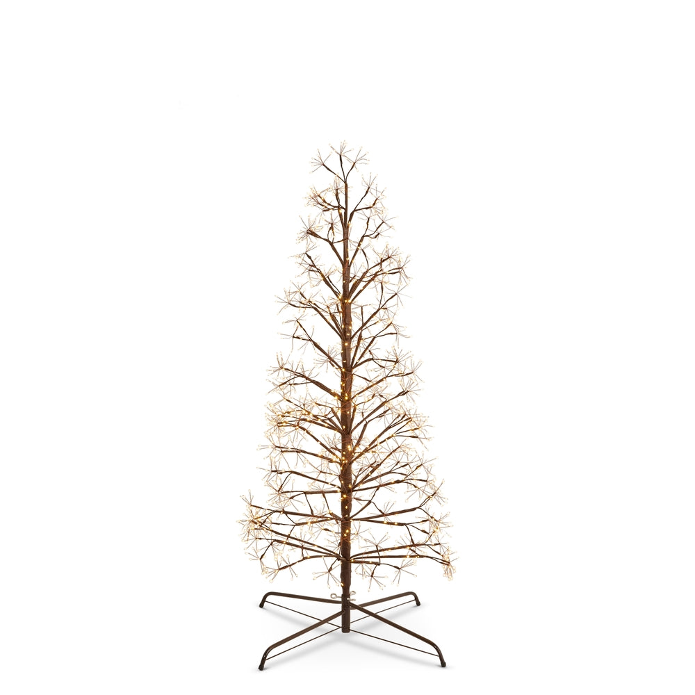 5' Brown Fairy Light Tape Pod Tree
