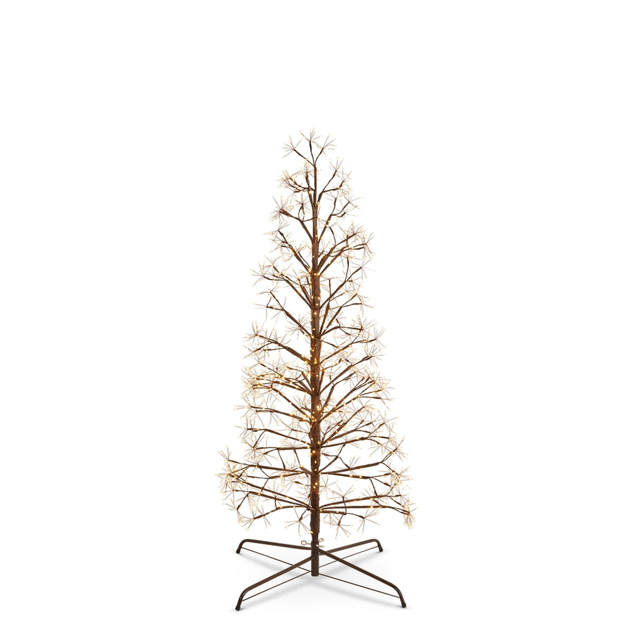 5' Brown Fairy Light Tape Pod Tree