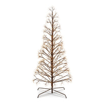6' Brown Fairy Light Tape Pod Tree