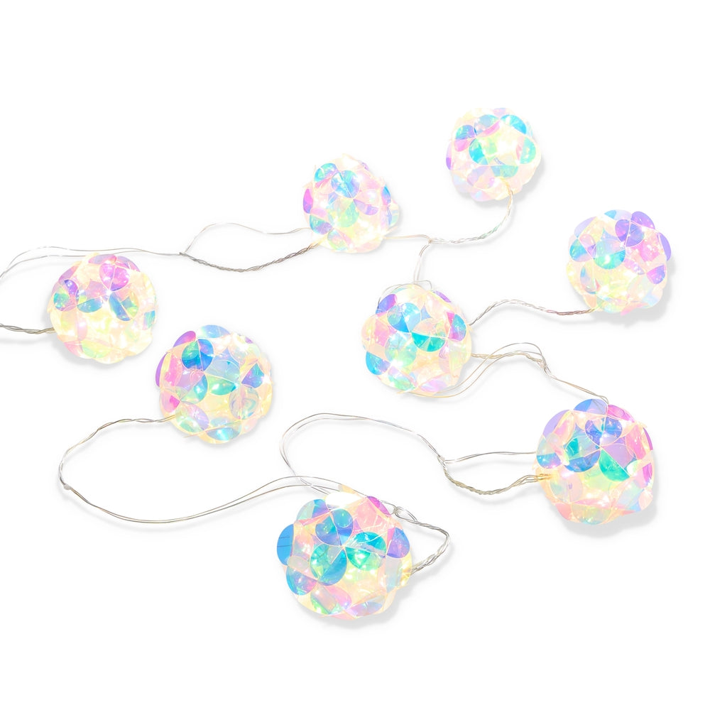 7' Lighted Ball Curtain