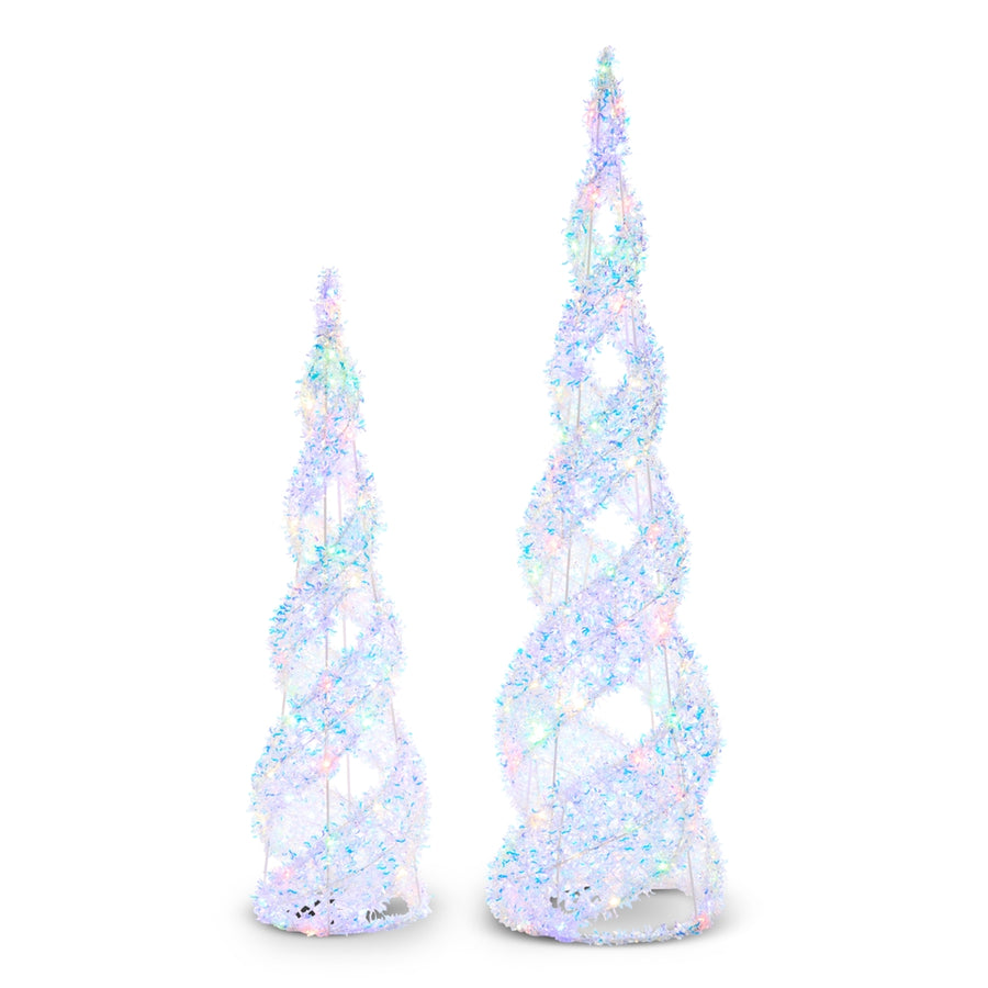 47.5" Lighted Spiral Cone Tree