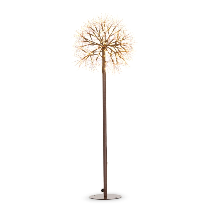 36" Brown Starburst Spray with Warm White Lights