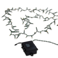 15' Snake Glnd Green Wire W/120 White Lights W/Remote