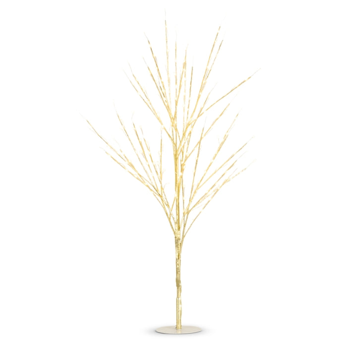 34" Lighted Gold Tree