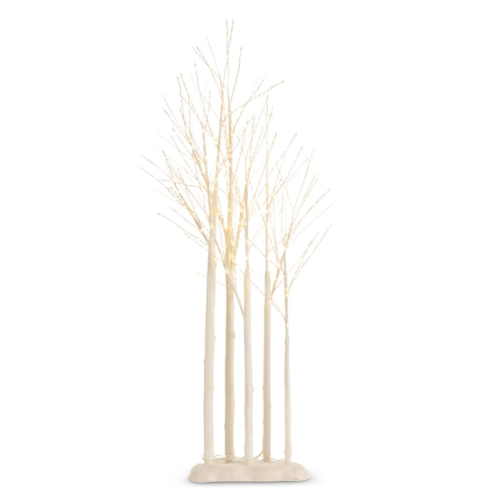 4' Lighted Glittered Fairy Light Grove