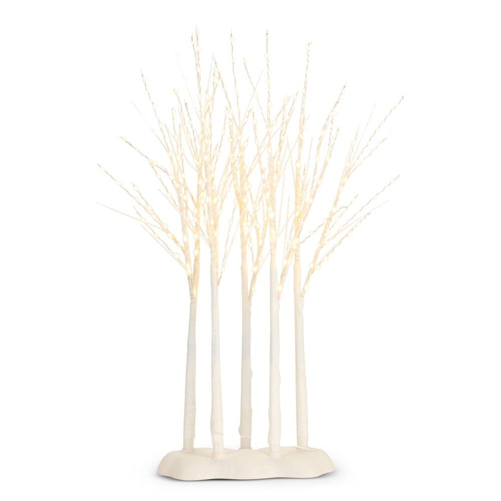Brown 30" Lighted Glittered Fairy Light Grove