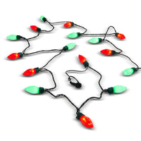 32' Connectable Opaque Vintage String Lights on Green Wire