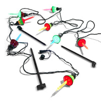 15' Connectable Faux Bubble Lights on Green Wire with 40