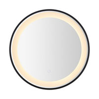 Blakewell, 24 Inch, Black/silver, Aluminum Led Mirror