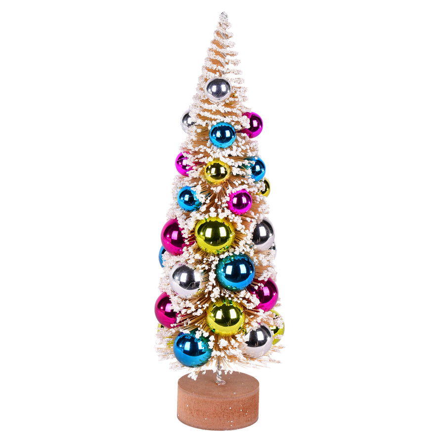 12" Frosted Gold Tree Multi Balls