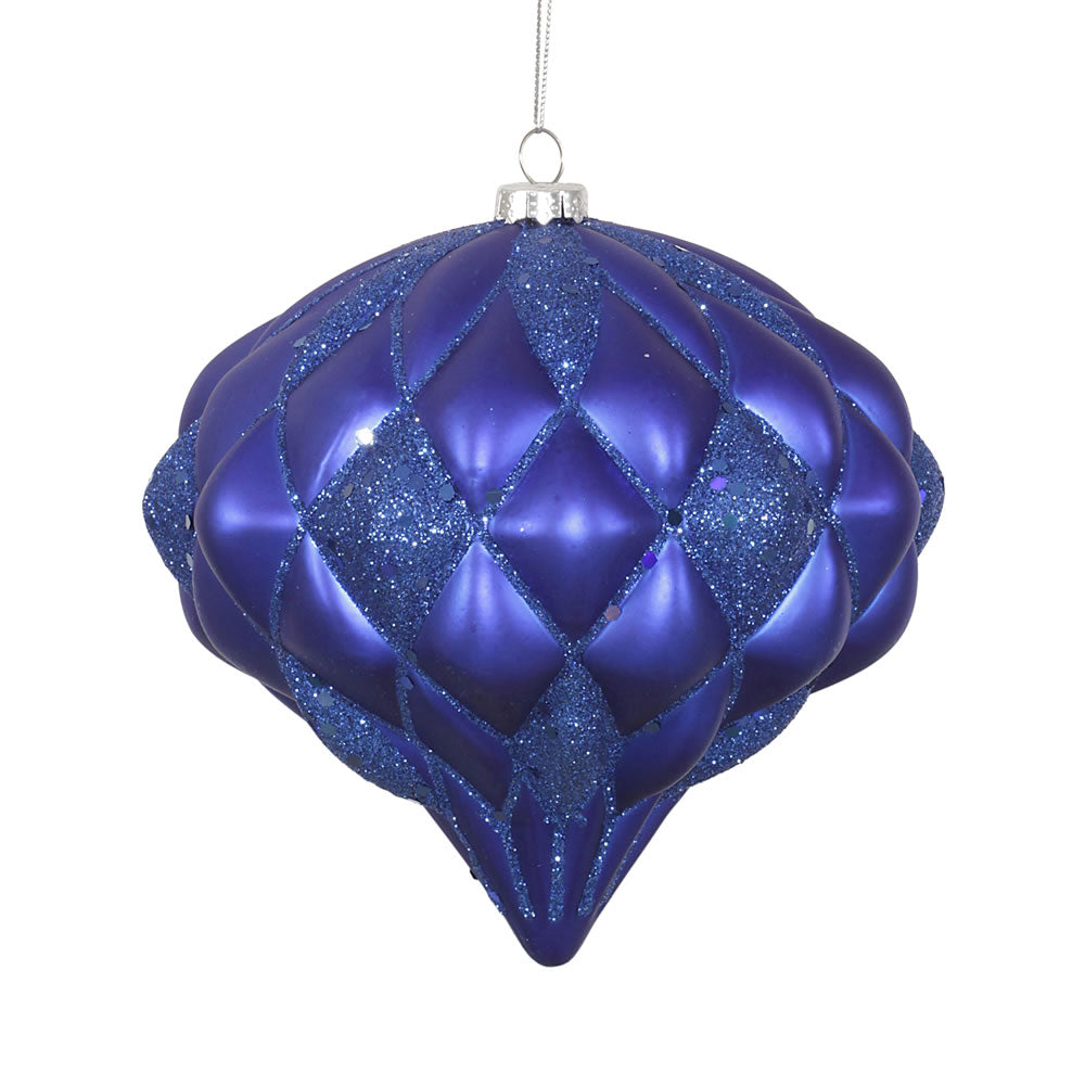 5.7" Blue Matte-Glitter Diamond