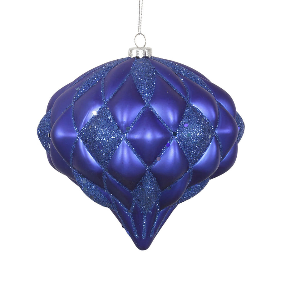 5.7" Blue Matte-Glitter Diamond