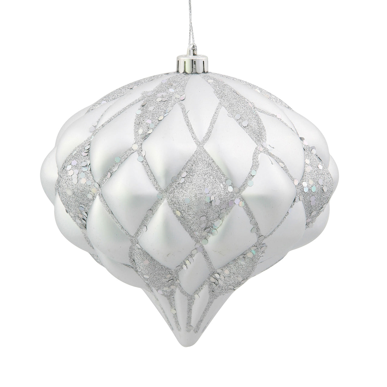 5.7'' Silver Matte-Glitter Diamond