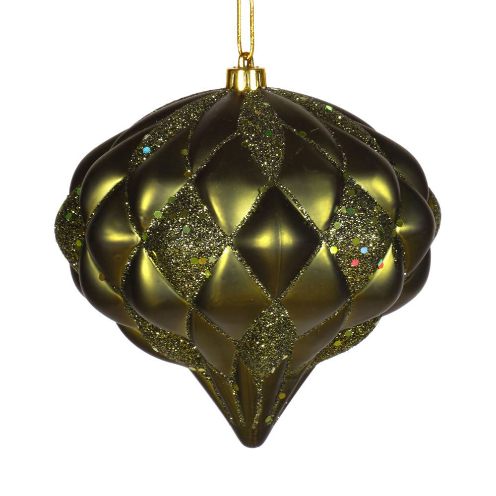 5.7" Olive Matte-Glitter Diamond
