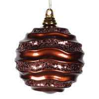 6'' Chocolate Candy Glitter Wave Ball