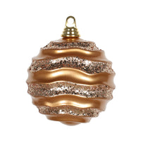 6'' Rose Gold Candy Glitter Wave Ball