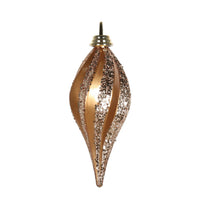 8'' Rose Gold Candy Glitter Swirl Drop
