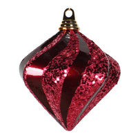 6'' Burgundy Candy Glitter Swirl Diamond