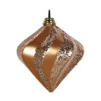 6'' Rose Gold Candy Glittr Swirl Diamond