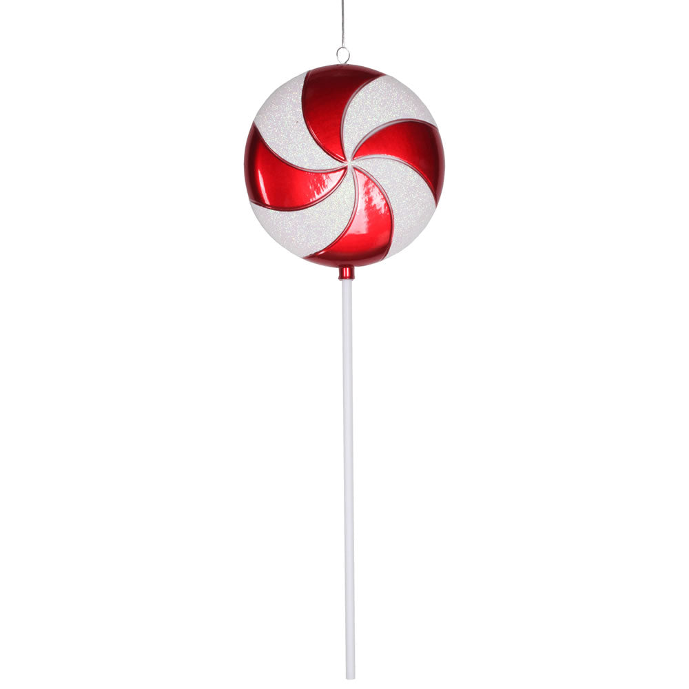 24" Red-White Candy Lollipop