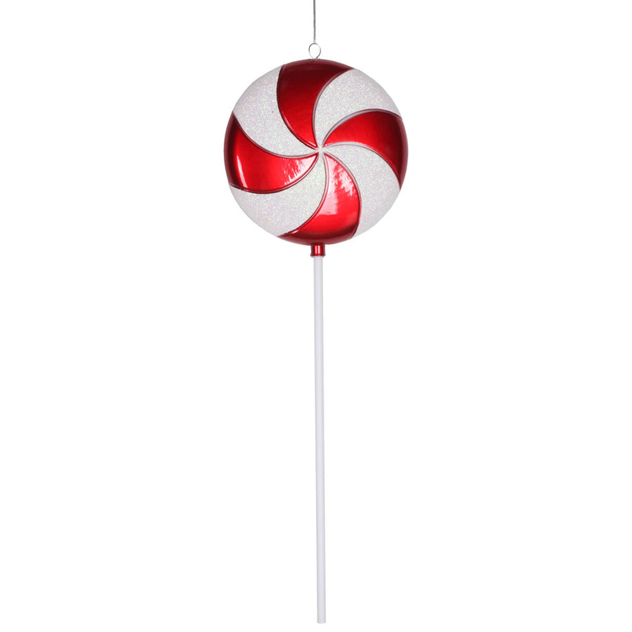 24" Red-White Candy Lollipop