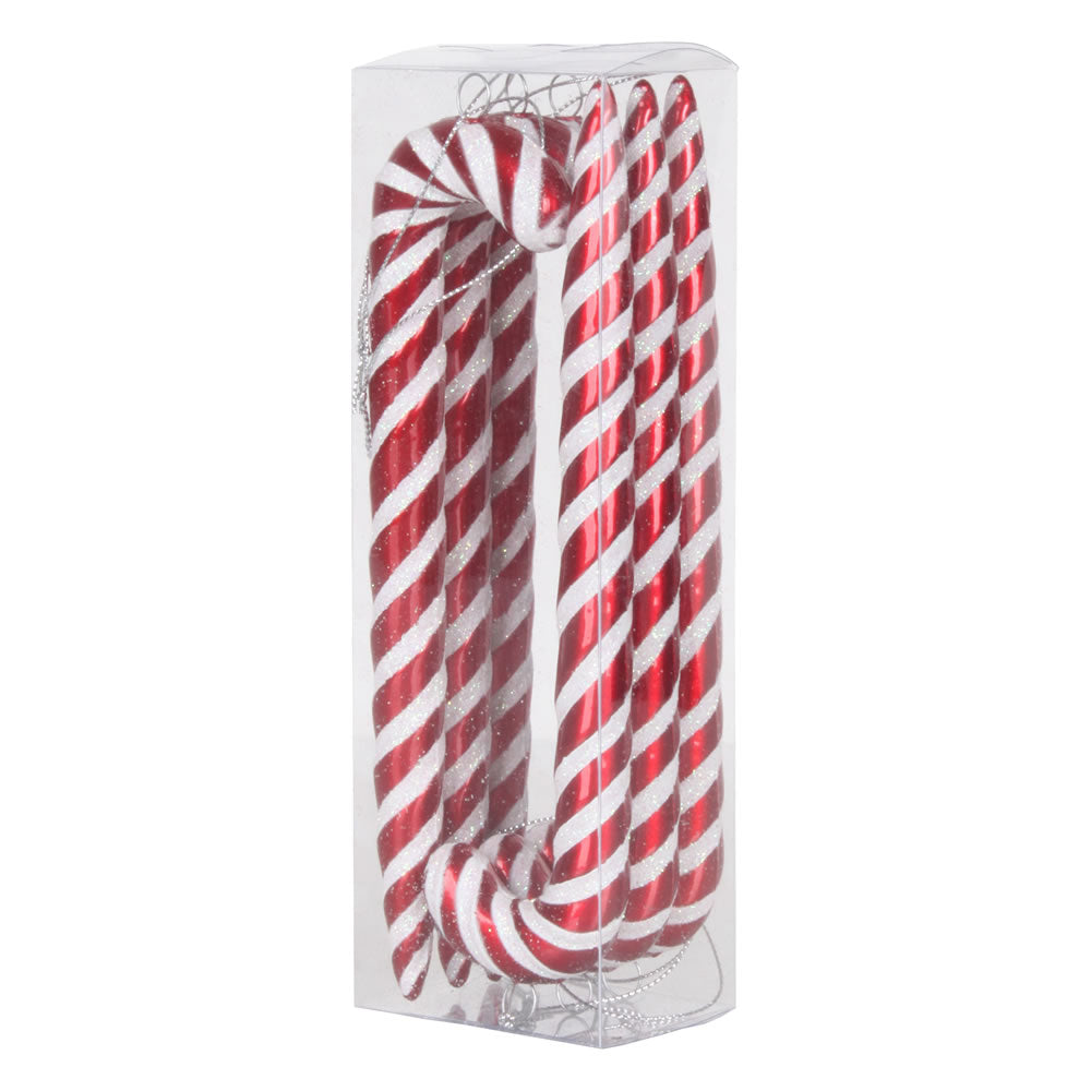 7.5" Red-White Candy Canes