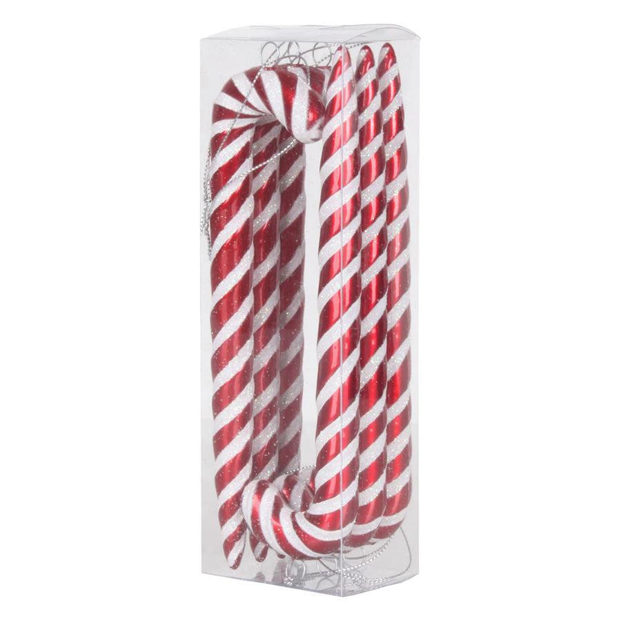 7.5" Red-White Candy Canes