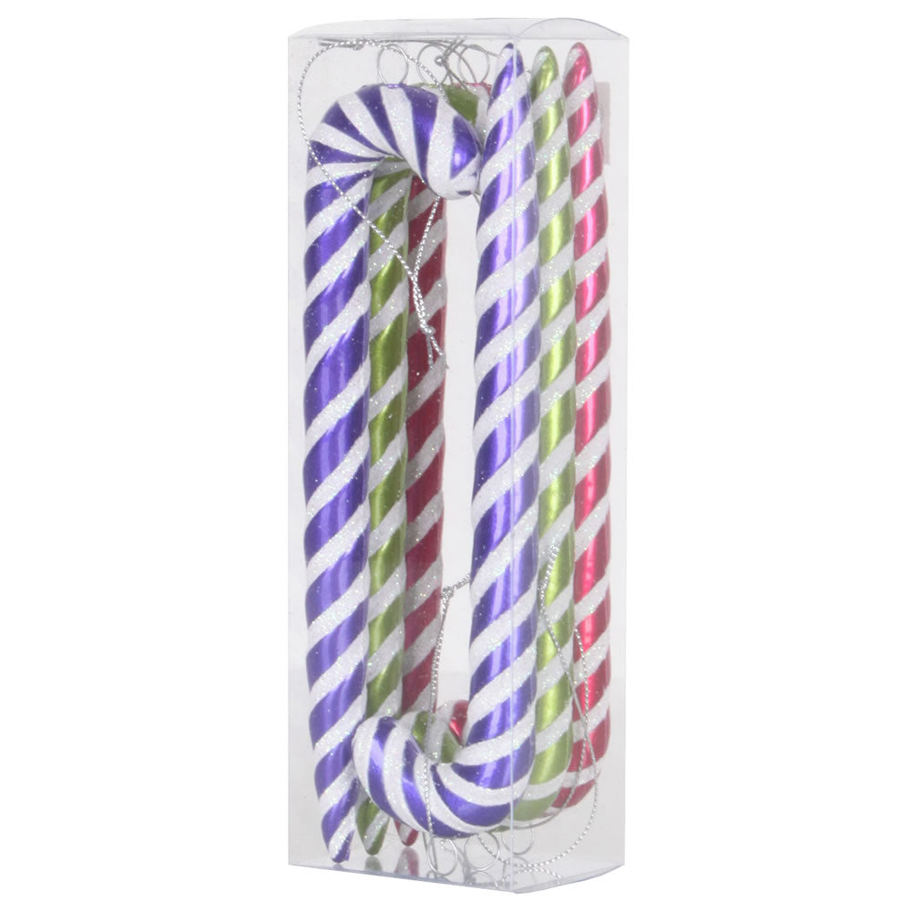 7.5" Asst Color Candy Canes