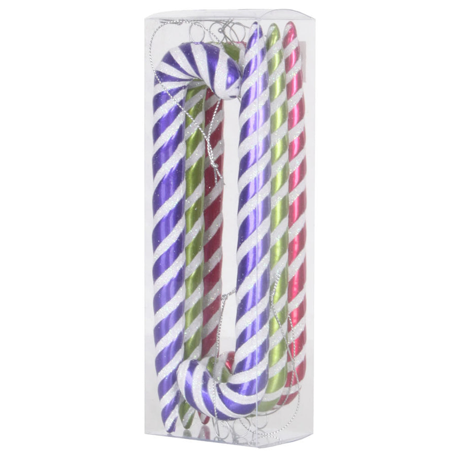 7.5" Asst Color Candy Canes