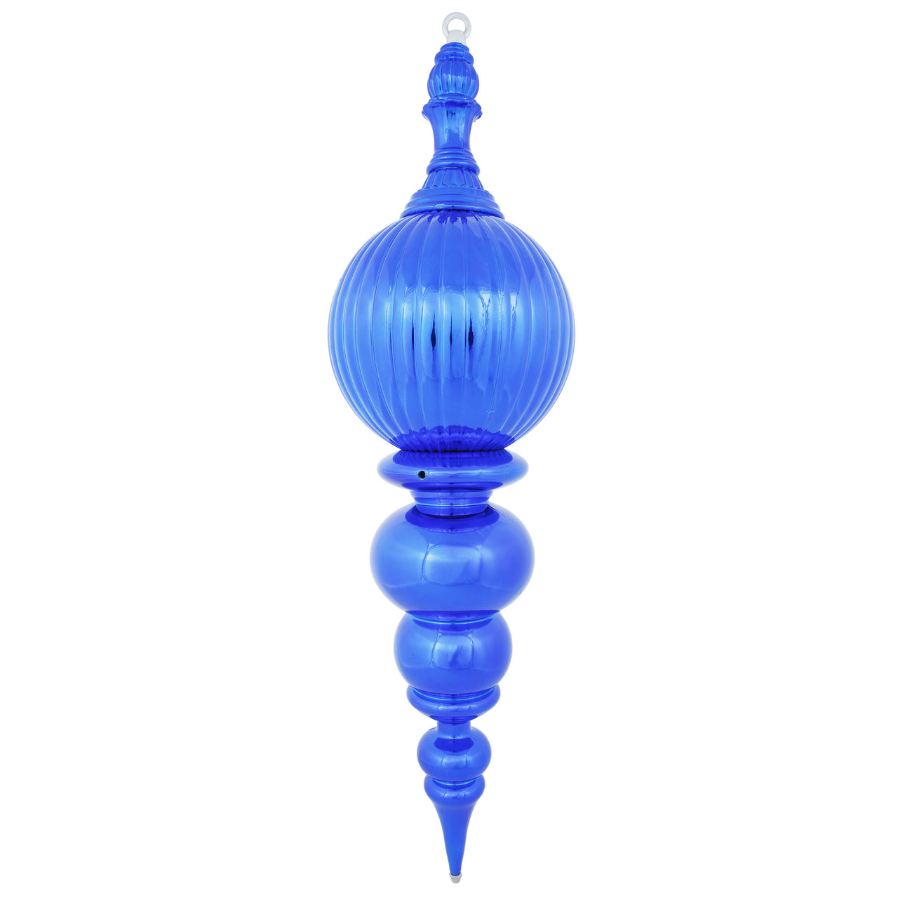 28" Blue Shiny Finial