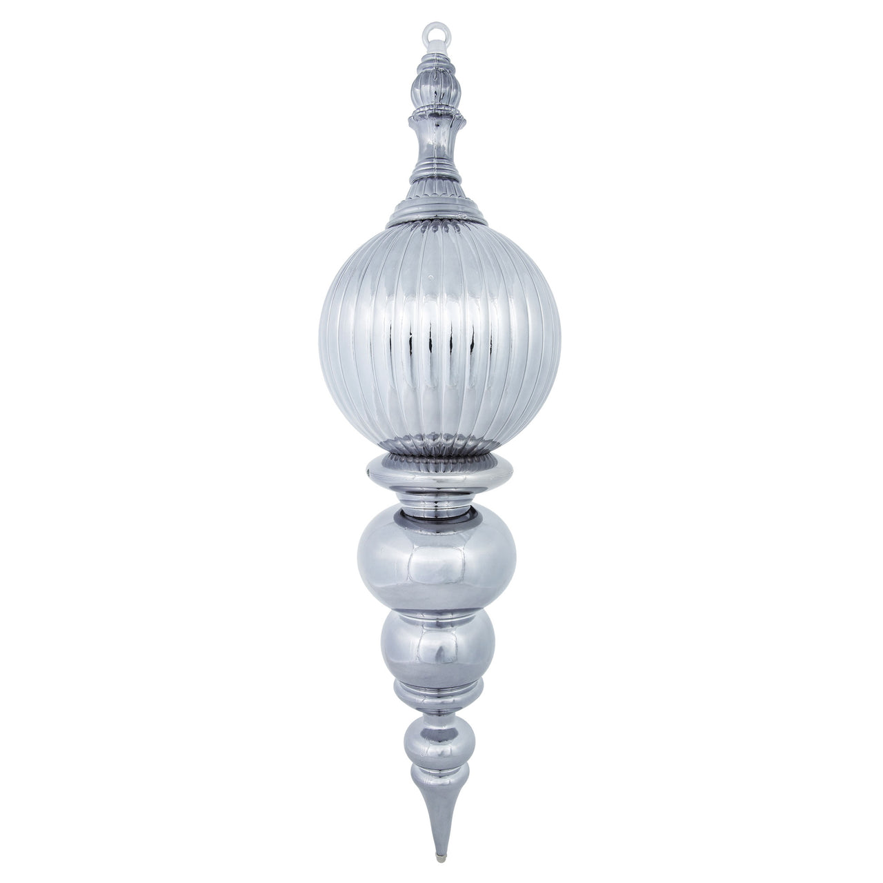 28" Pewter Shiny Finial