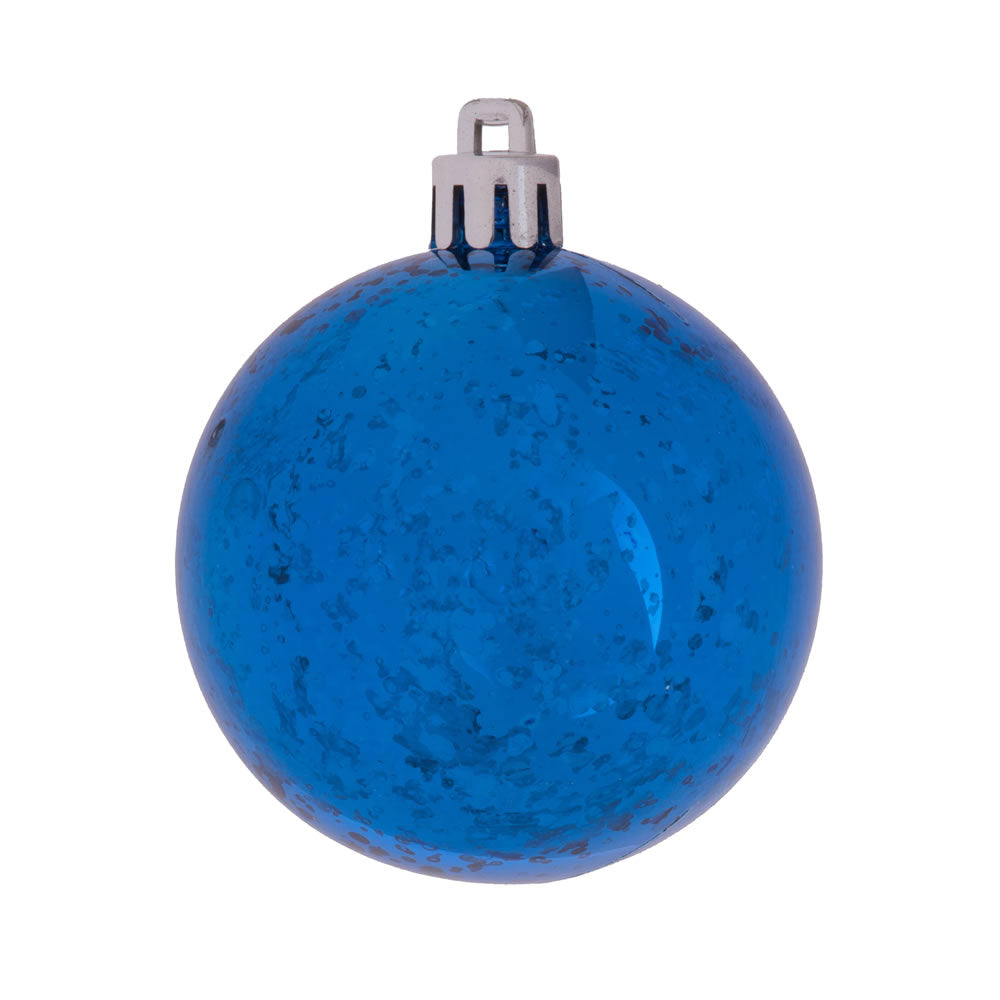 4" Blue Shiny Mercury Ball