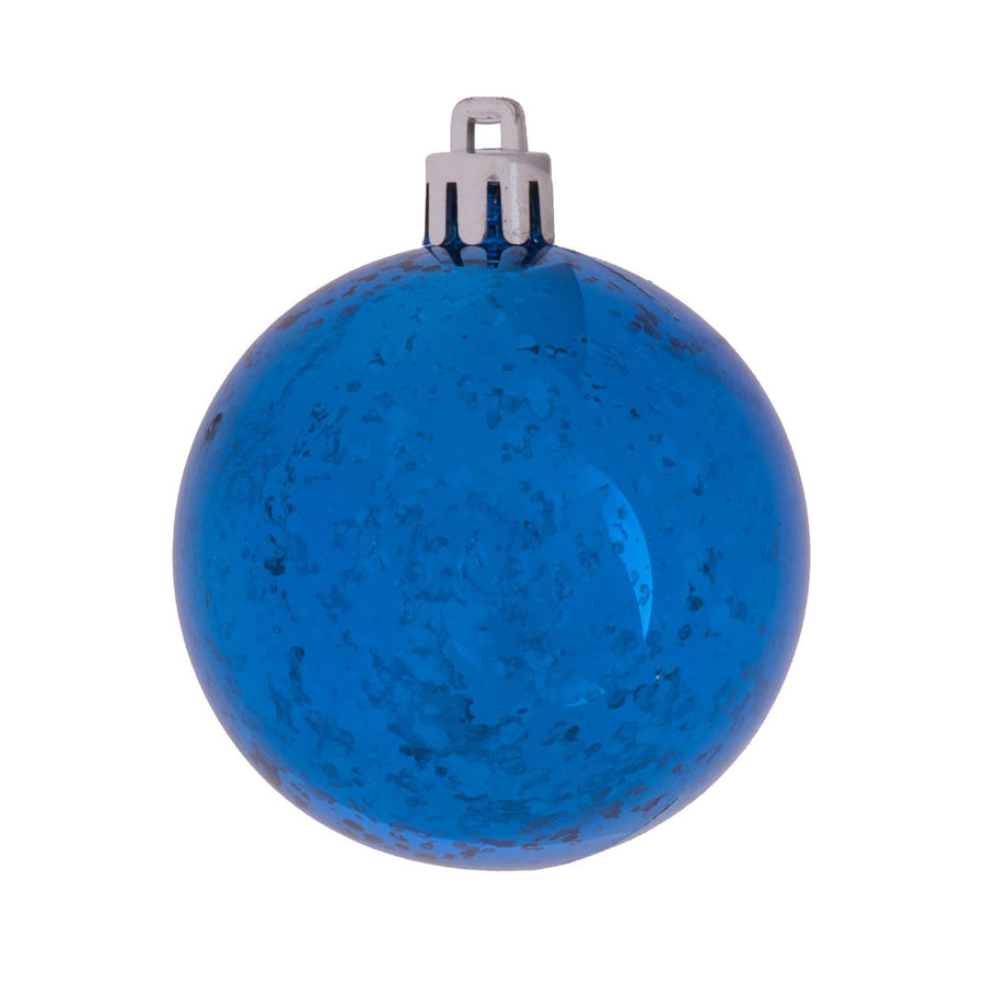 4" Blue Shiny Mercury Ball