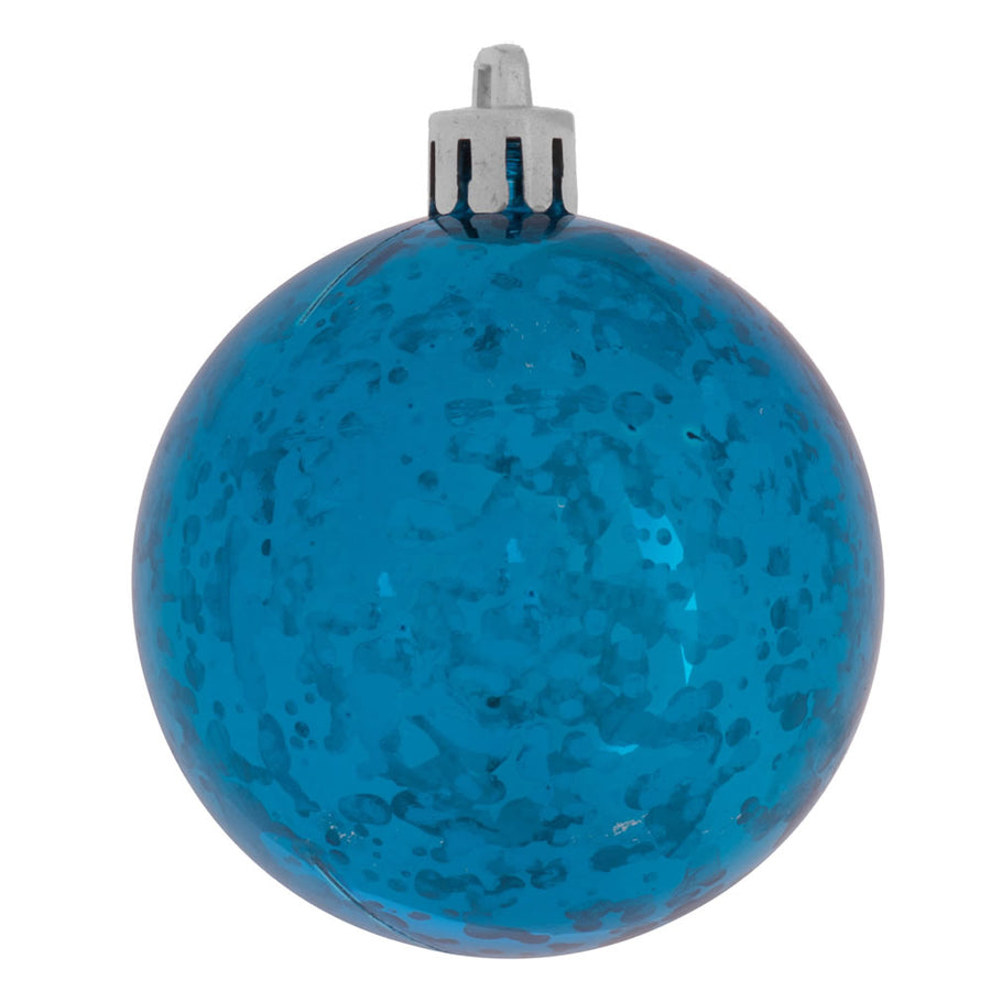 4" Turquoise Shiny Mercury Ball