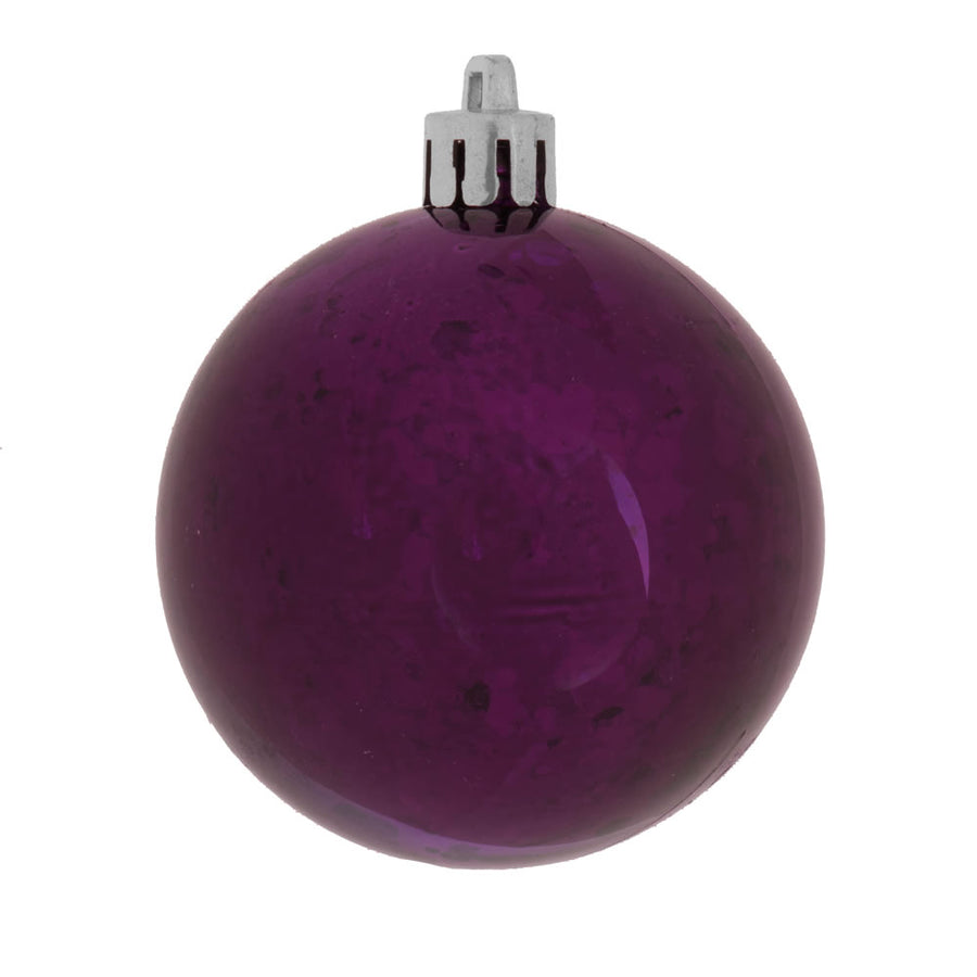 4" Plum Shiny Mercury Ball
