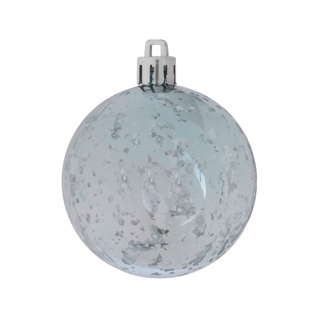 4" Baby Blue Shiny Mercury Ball