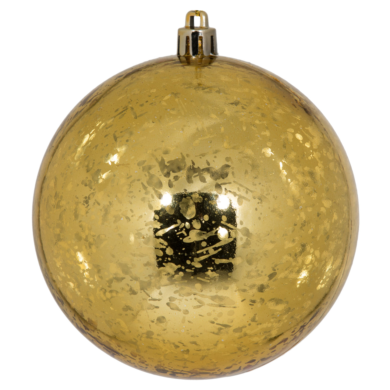 4" Honey Gold Shiny Mercury Ball