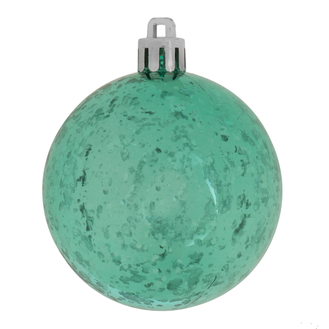 4" Teal Shiny Mercury Ball