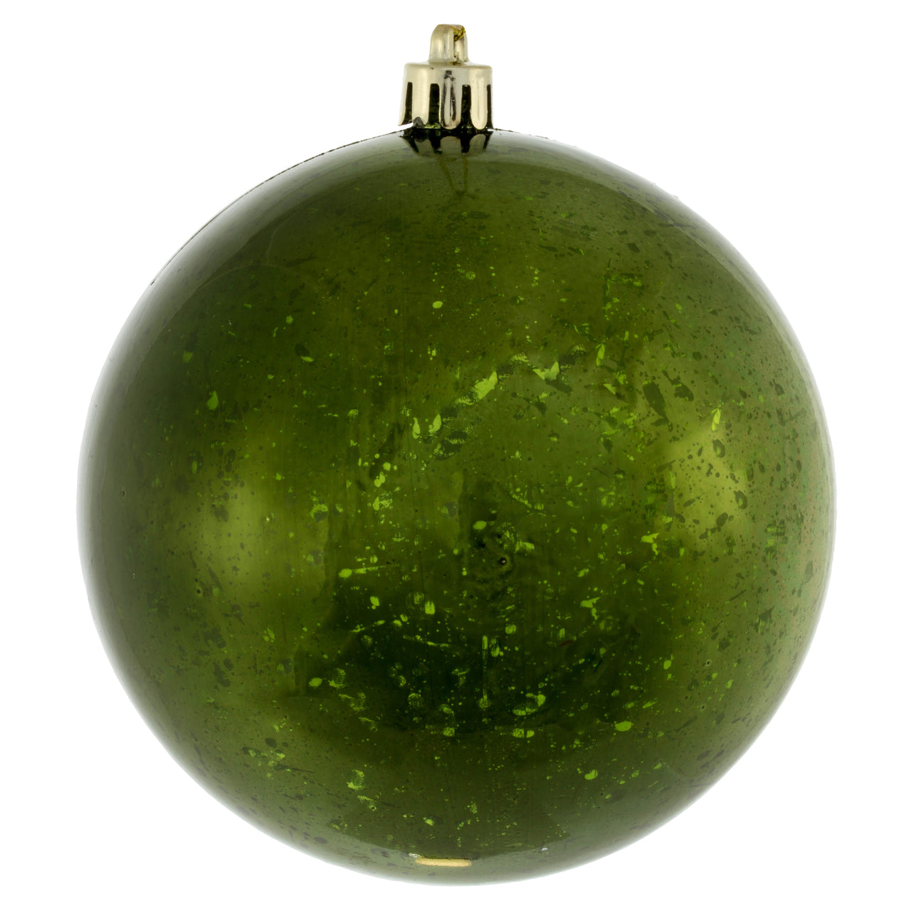 4" Moss Green Shiny Mercury Ball