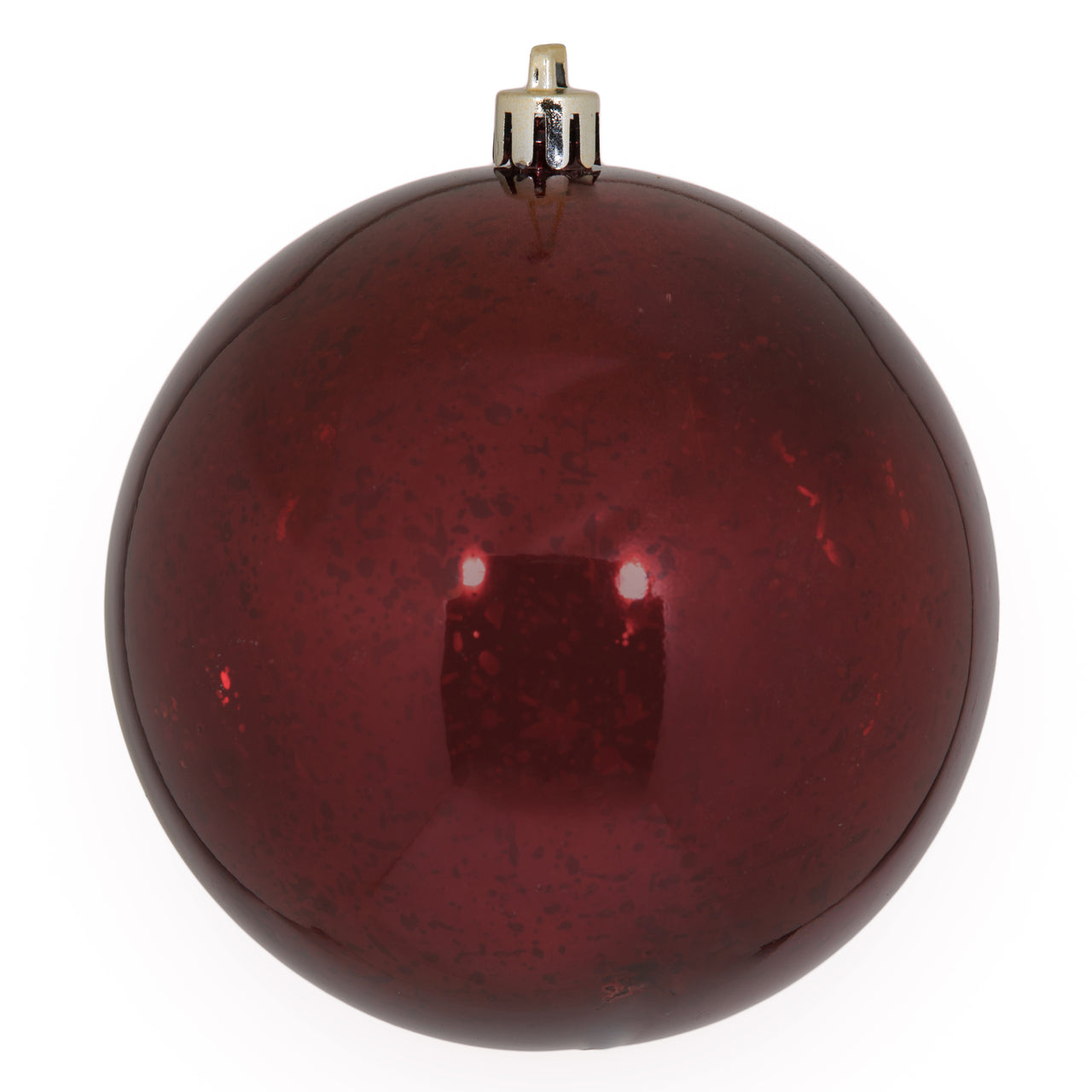 4" Burgundy Shiny Mercury Ball