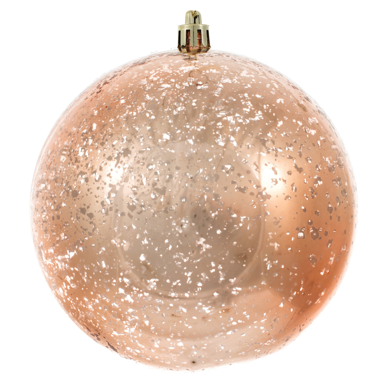 4.75" Rose Gold Shiny Mercury Ball
